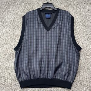 Sunderland of Scotland Golf Vest Mens Size Large Pullover Sleeveless Windbreaker
